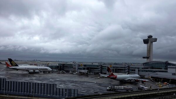 A general view of the international arrival terminal at JFK airport in New York - Sputnik International