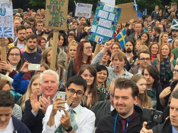 Pro-EU rally Pro-EU rally - Sputnik International