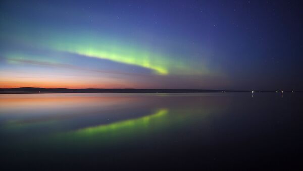 Aurora borealis in Petrozavodsk - Sputnik International