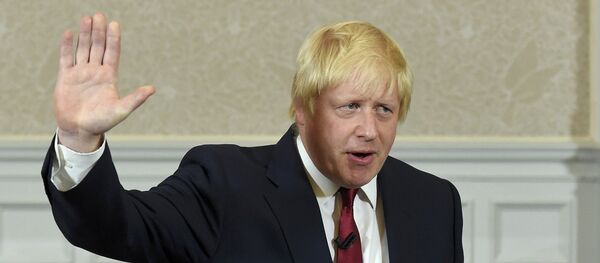 Vote Leave campaign leader, Boris Johnson, waves as he finishes delivering his speech in London, Britain June 30, 2016. Vote Leave campaign leader, Boris Johnson, waves as he finishes delivering his speech in London, Britain June 30, 2016. - Sputnik International