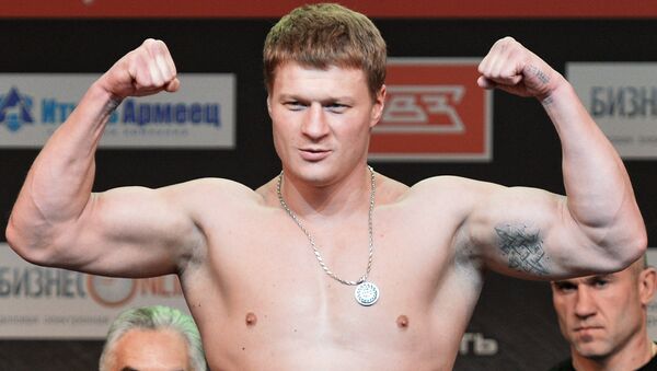 Russia's Alexander Povetkin during official weigh-ins of the Boxing Show participants in Kazan. (File) - Sputnik International