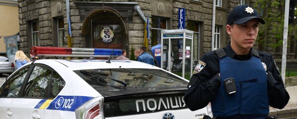 An officer of the Ukrainian police in Kiev. (File) - Sputnik International