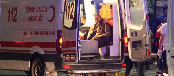 Paramedics attend to casualties outside Turkey's largest airport, Istanbul Ataturk, Turkey, following an attack, June 28, 2016 Paramedics attend to casualties outside Turkey's largest airport, Istanbul Ataturk, Turkey, following an attack, June 28, 2016 - Sputnik International