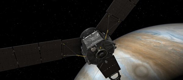 Artist’s concept of the Juno spacecraft at Jupiter - Sputnik International