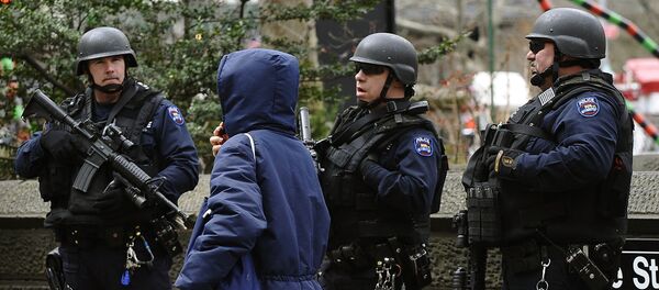 New York City Police near Central Park (File) - Sputnik International