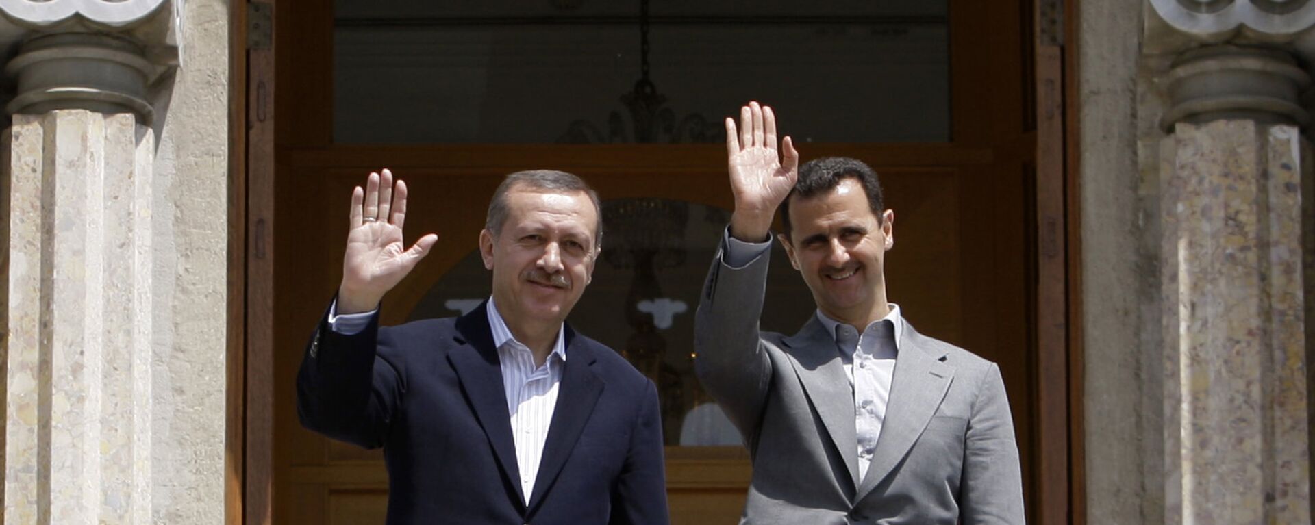 Syrian President Bashar al-Assad (R) and Turkish President Erdogan Recep Tayyip Erdogan (File) - Sputnik International, 1920, 22.05.2023