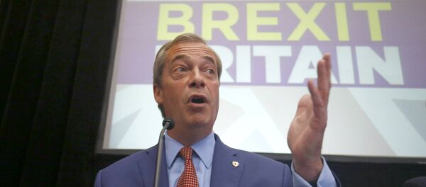 Nigel Farage, the leader of the United Kingdom Independence Party (UKIP), speaks at a news conference in central London, Britain July 4, 2016 Nigel Farage, the leader of the United Kingdom Independence Party (UKIP), speaks at a news conference in central London, Britain July 4, 2016 - Sputnik International