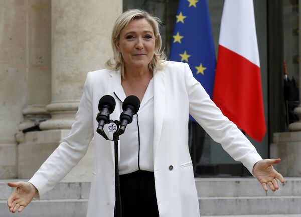 Marine Le Pen, France's far-right National Front political party leader (File) Marine Le Pen, France's far-right National Front political party leader (File) - Sputnik International