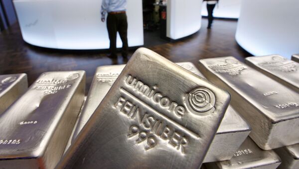 Silver bullions, weighing five kilograms each (File) - Sputnik International