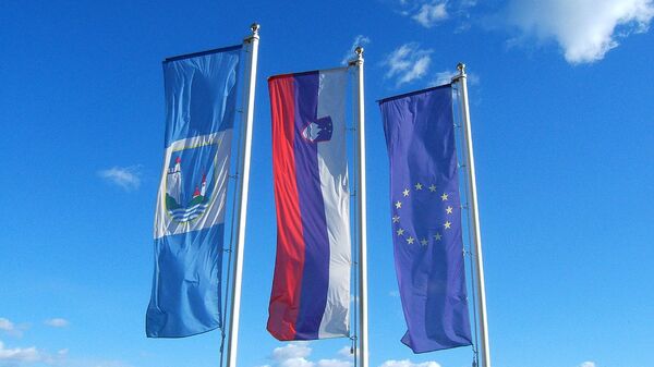 Slovenia EU flags - Sputnik International