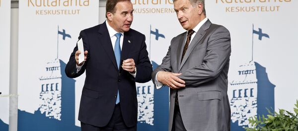Finland's President Sauli Niinisto and Sweden's Prime Minister Stefan Lofven (File) - Sputnik International