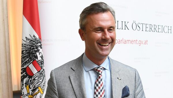 The third President of the National Council and far-right FPOe presidential candidate Norbert Hofer attends a press conference on the annulation of the last presidential election on July 1, 2016, in Vienna - Sputnik International