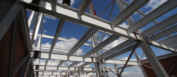 Construction of Kaliningrad Stadium Construction of Kaliningrad Stadium - Sputnik International