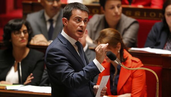 French Prime Minister Manuel Valls speaks during the questions to the government session at the National Assembly in Paris, France, July 6, 2016 - Sputnik International