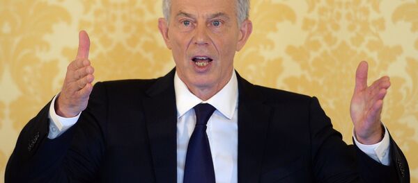 Former Prime Minister Tony Blair speaks during a news conference in London on July 6, 2016, following the outcome of the Iraq Inquiry report Former Prime Minister Tony Blair speaks during a news conference in London on July 6, 2016, following the outcome of the Iraq Inquiry report - Sputnik International