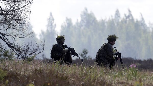 Polish army soldiers take part in the Saber Strike NATO military exercise in Adazi, Latvia, June 13, 2016. - Sputnik International