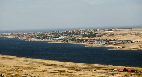 Port Stanley, in the Falkland Islands Port Stanley, in the Falkland Islands - Sputnik International