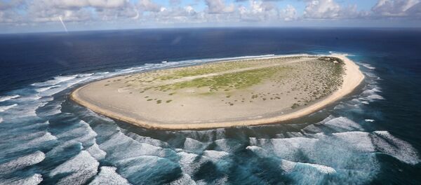 Aerial view shows the Tromelin Island - Sputnik International