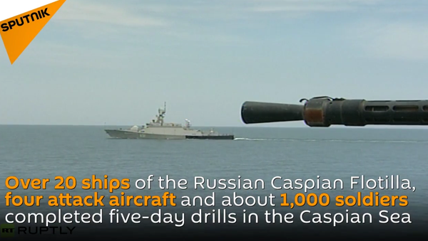 Military Drills in Caspian Sea - Sputnik International