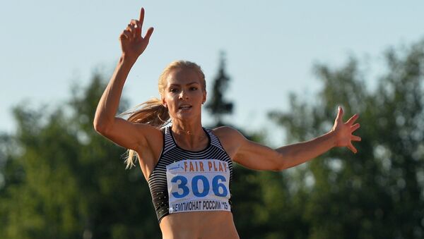 Russian long jump athlete Darya Klishina - Sputnik International