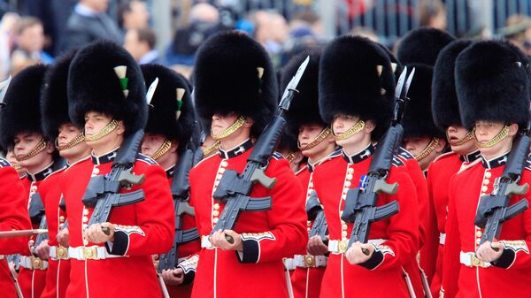 British soldiers during a parade - Sputnik International