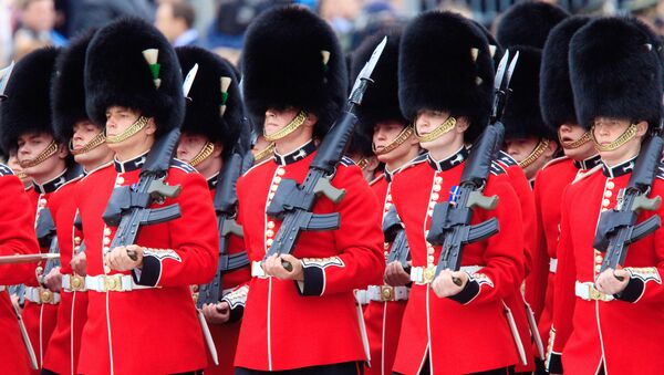 British soldiers during a parade - Sputnik International