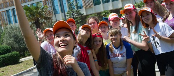 Children at the Artek International Children's Center in Crimea. - Sputnik International