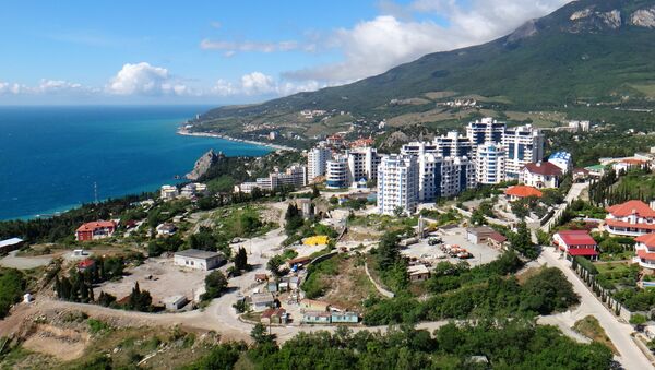 Panorama of the International Children's Center Artek in the Crimea. - Sputnik International