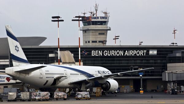 FIle photo of an EL AL Boeing 777 aircraft at Ben Gurion International Airport near Tel Aviv, Israel (File) - Sputnik International