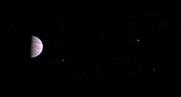 NASA's Juno Jupiter probe captured this image on July 10, 2016, less than a week after entering orbit around the giant planet. NASA's Juno Jupiter probe captured this image on July 10, 2016, less than a week after entering orbit around the giant planet. - Sputnik International