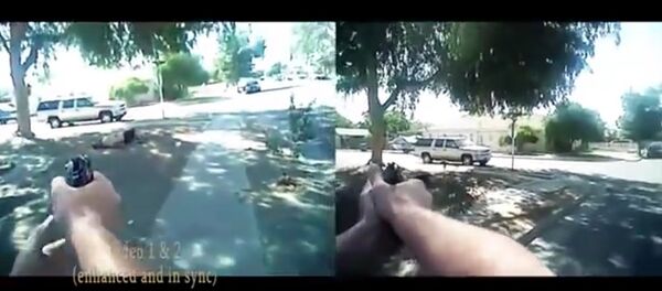 Body cams show deadly shooting by Fresno police graphic content - Sputnik International