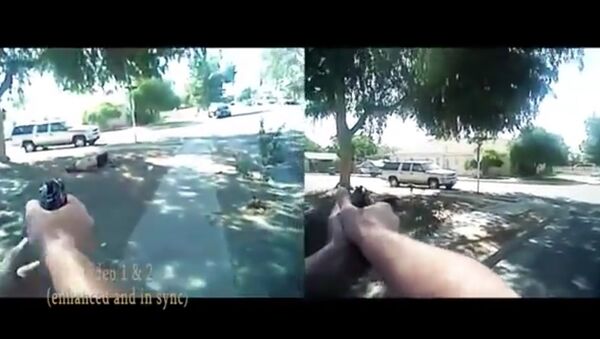 Body cams show deadly shooting by Fresno police graphic content - Sputnik International