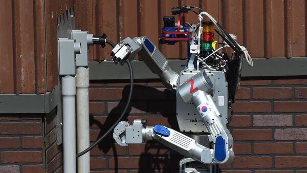 The humanoid robot 'DRC-Hubo' developed by Team KAIST from South Korea (File) - Sputnik International