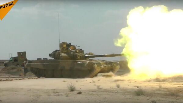 T90: Russian Tank That Fights Daesh - Sputnik International