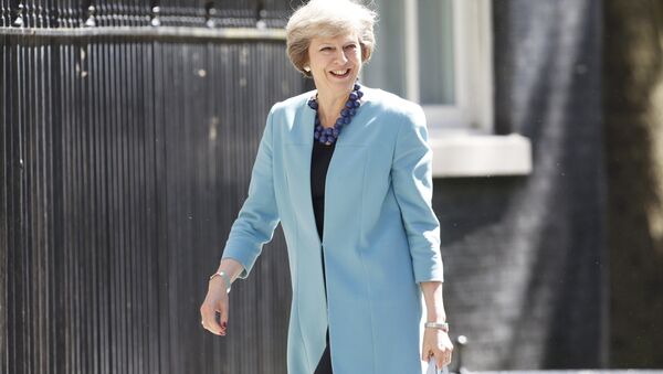 Britain's Prime Minister Theresa May arrives at 10 Downing Street, in central London July 14, 2016. - Sputnik International