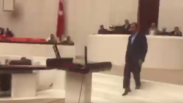 Turkish Parliament During Bombing - Sputnik International