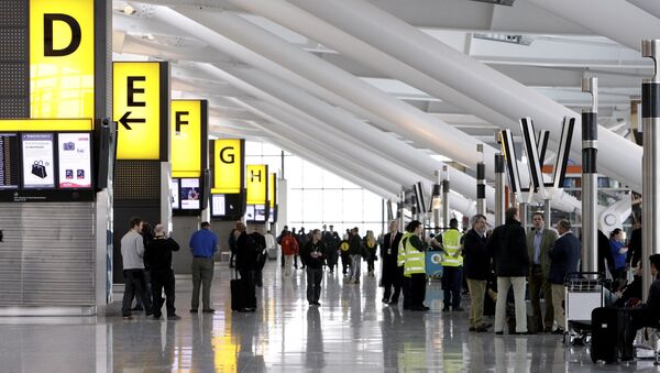 Heathrow airport's Terminal Five is pictured in London - Sputnik International