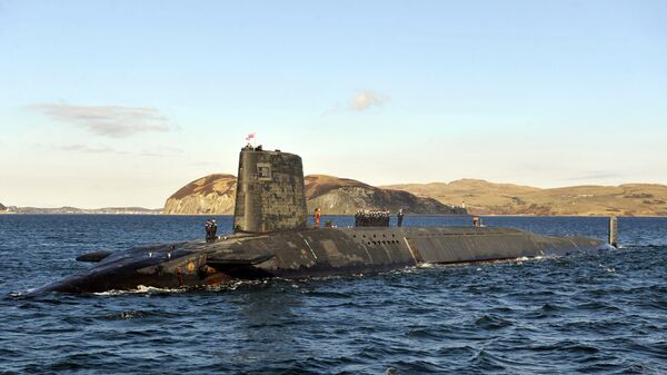Trident Nuclear Submarine, HMS Victorious, on patrol off the west coast of Scotland - Sputnik International