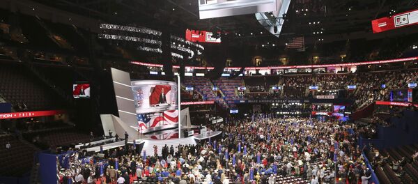 Republican National Committee Chairman Reince Priebus addresses the start of the first session of the Republican National Convention in Cleveland, Ohio. - Sputnik International
