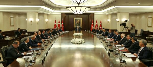 Turkish Prime Minister Binali Yildirim chairs a cabinet meeting in Ankara, Turkey, July 18, 2016 Turkish Prime Minister Binali Yildirim chairs a cabinet meeting in Ankara, Turkey, July 18, 2016 - Sputnik International