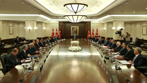 Turkish Prime Minister Binali Yildirim chairs a cabinet meeting in Ankara, Turkey, July 18, 2016 - Sputnik International