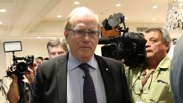 Richard McLaren, who was appointed by the World Anti-Doping Agency (WADA) to head an independent investigative team, walks out off the room after presenting his report in Toronto, Ontario, Canada July 18, 2016 - Sputnik International