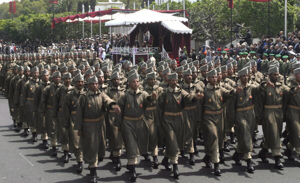 Moroccan Army soldiers parading in Rabat, Morocco (File). Moroccan Army soldiers parading in Rabat, Morocco (File). - Sputnik International