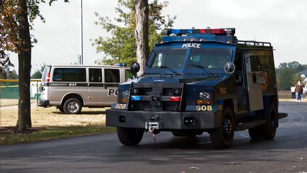 Columbus Police Armored Vehicle - Sputnik International