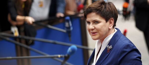 Poland's Prime Minister Beata Szydlo arrives at the EU Summit in Brussels, Belgium, June 28, 2016 - Sputnik International