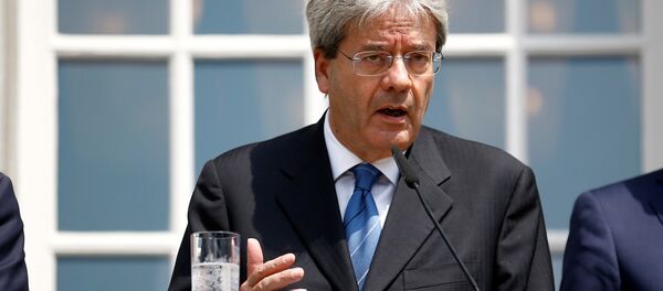Italian Foreign Minister Paolo Gentiloni attends a press conference after a foreign minister meeting of the EU founding members in Berlin, Germany, June 25, 2016 Italian Foreign Minister Paolo Gentiloni attends a press conference after a foreign minister meeting of the EU founding members in Berlin, Germany, June 25, 2016 - Sputnik International