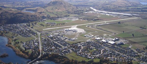 View of Queenstown airport from Deer Park - Sputnik International
