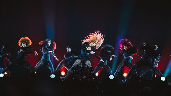Beyonce performs during the Formation World Tour at Telia Parken in Copenhagen, Denmark - Sputnik International
