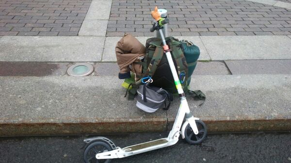 Alexander Rendakov travelled by scooter - Sputnik International