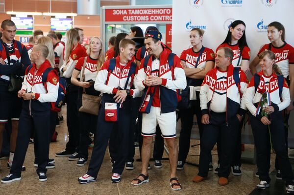  Russian Olympic team departs for Rio de Janeiro - Sputnik International